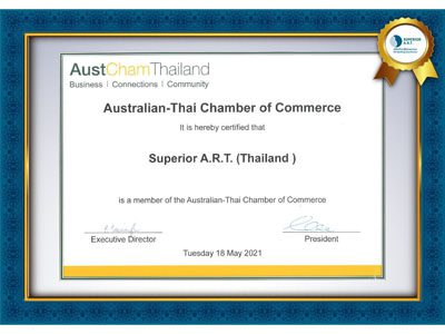 มาตรฐานการรับรอง Member of Australian-Thai Chamber of Commerce 2021