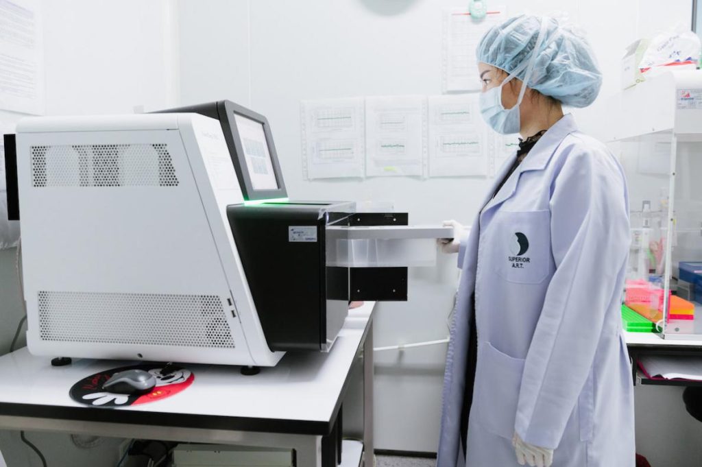 NGS in genetic lab