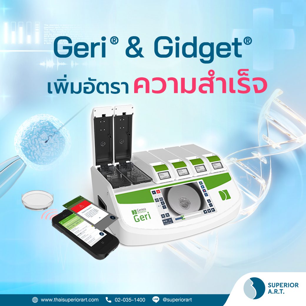 ตู้เลี้ยงตัวอ่อน Geri Gidget เพิ่มอัตราความสำเร็จ เด็กหลอดแก้ว