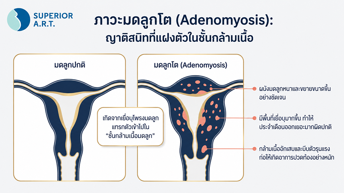 ภาวะมดลูกโต Adenomyosis