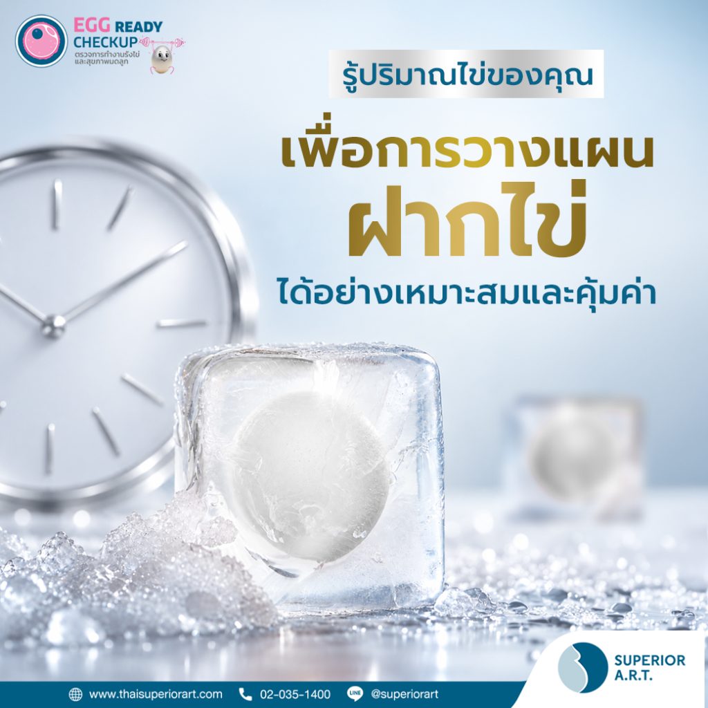 ตรวจสุขภาพรังไข่ ก่อนฝากไข่